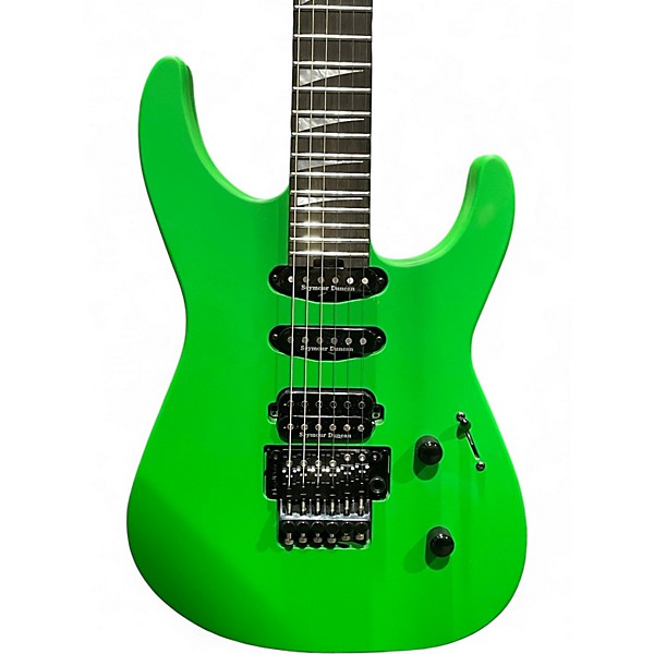 Used Jackson AMERICAN SERIES SOLOIST SL3 SLIME GREEN Solid Body Electric Guitar