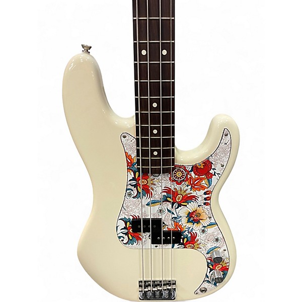 Used Fender American Professional II Precision Bass Olympic White Electric Bass Guitar