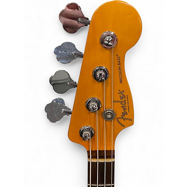 Used Fender American Professional II Precision Bass Olympic White Electric Bass Guitar