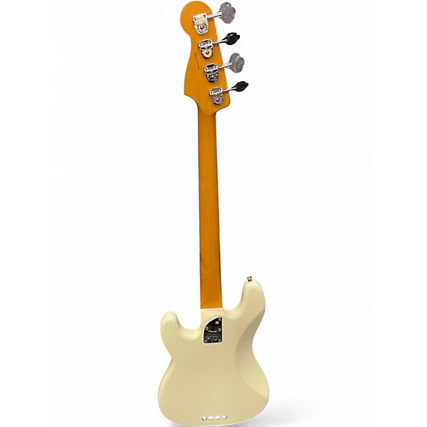 Used Fender American Professional II Precision Bass Olympic White Electric Bass Guitar