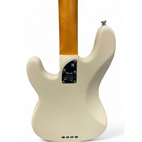Used Fender American Professional II Precision Bass Olympic White Electric Bass Guitar