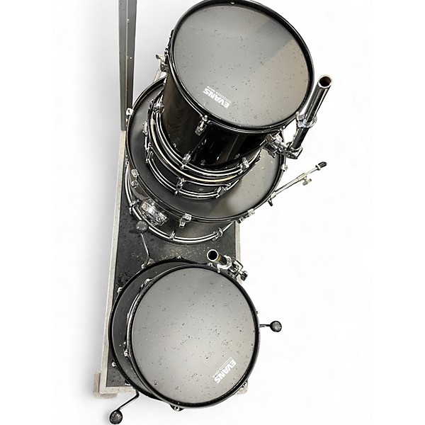 Used Pearl 5 Piece Forum Black Drum Kit