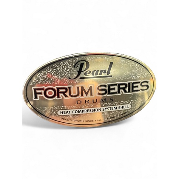 Used Pearl 5 Piece Forum Black Drum Kit