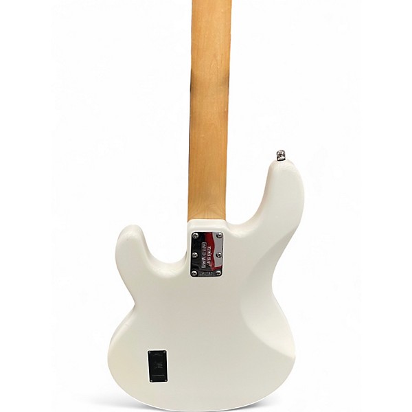Used Ernie Ball Music Man SLO STINGRAY SPECIAL  WHITE Electric Bass Guitar