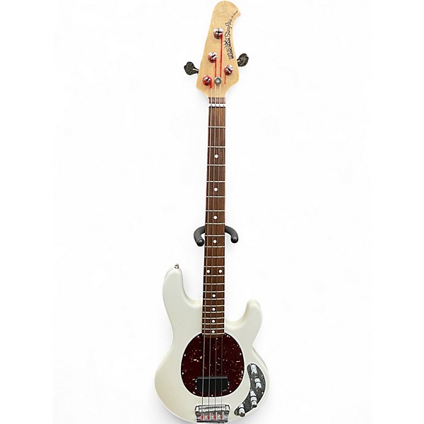 Used Ernie Ball Music Man SLO STINGRAY SPECIAL  WHITE Electric Bass Guitar