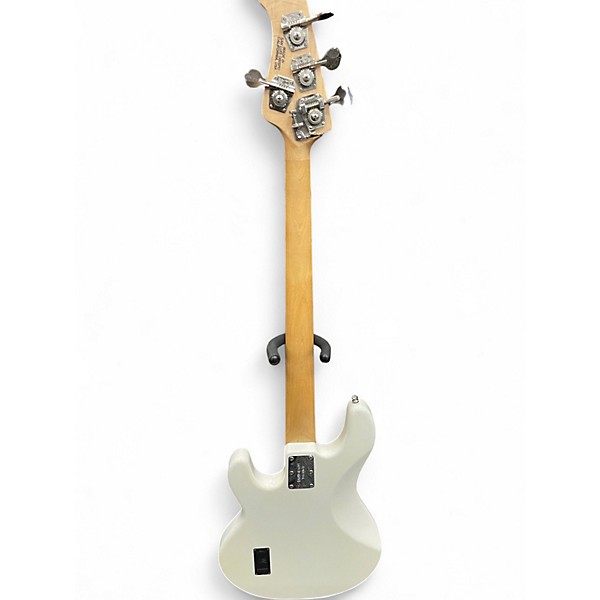 Used Ernie Ball Music Man SLO STINGRAY SPECIAL  WHITE Electric Bass Guitar