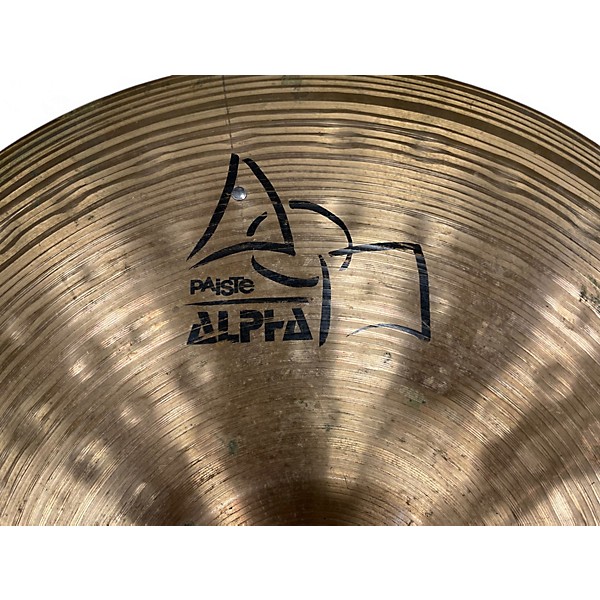 Used Paiste 18in Alpha Power Crash Cymbal