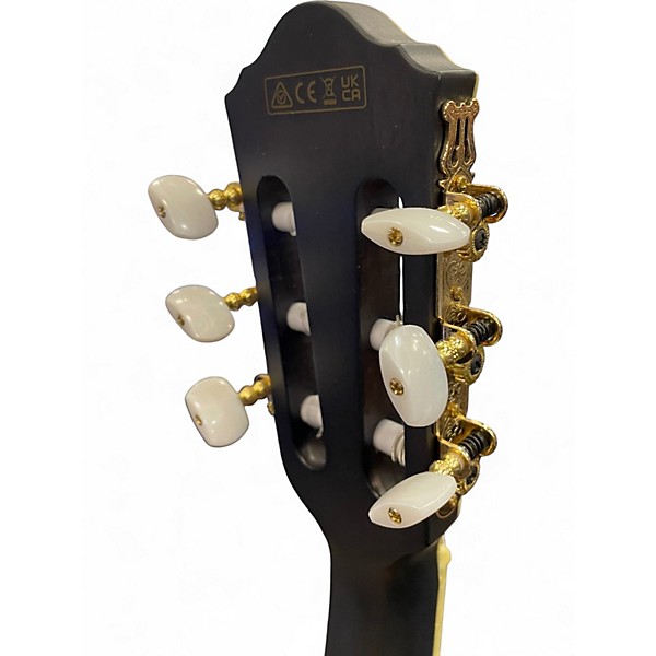 Used Ibanez TOD10N Tim Henson Signature Black Flat Classical Acoustic Electric Guitar