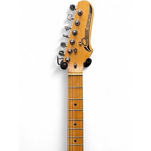 Used Cimar star flying v Black Solid Body Electric Guitar