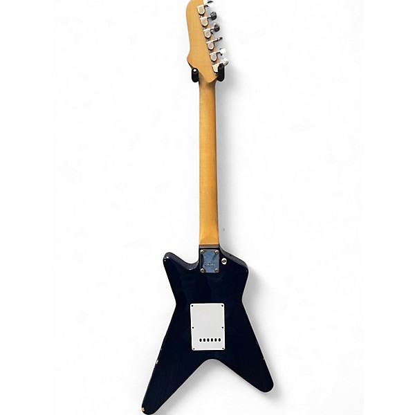 Used Cimar star flying v Black Solid Body Electric Guitar