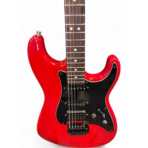 Vintage 1986 Charvel Model 3 Red Solid Body Electric Guitar