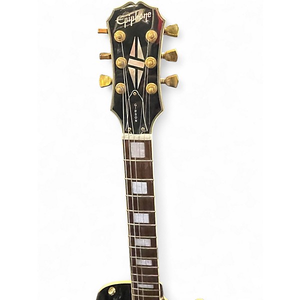 Used Epiphone Les Paul Custom Ebony Solid Body Electric Guitar