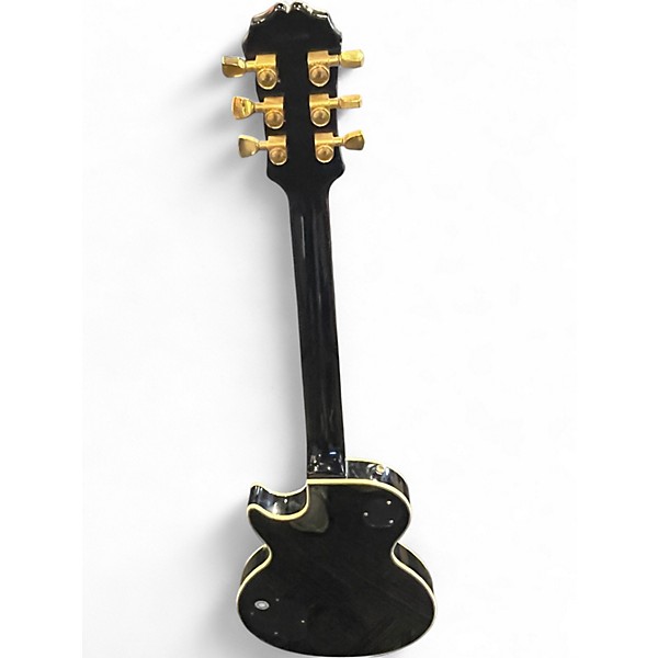 Used Epiphone Les Paul Custom Ebony Solid Body Electric Guitar