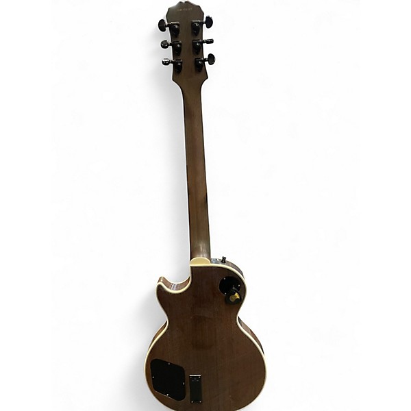 Used Epiphone Prophecy Les Paul Custom Plus TRANS BLACK Solid Body Electric Guitar