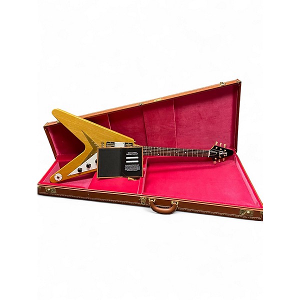 Used Gibson Custom VOS '58 Korina V Natural Solid Body Electric Guitar