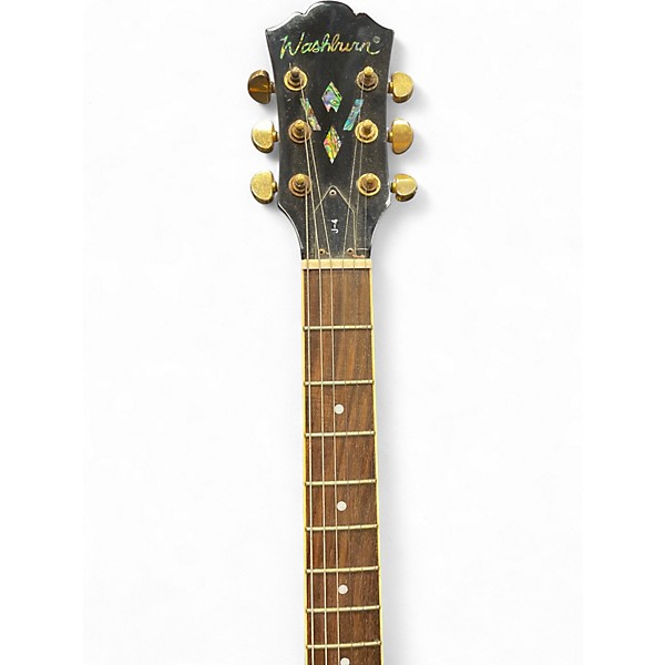 Used Washburn J-4 2 Tone Sunburst Acoustic Electric Guitar