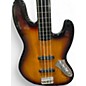 Used Squier Vintage Modified Fretless Jazz Bass 3 Color Sunburst Electric Bass Guitar