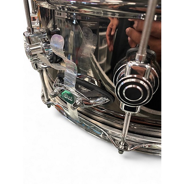 Used DW 14X5.5 Design Series Snare Black Chrome Drum
