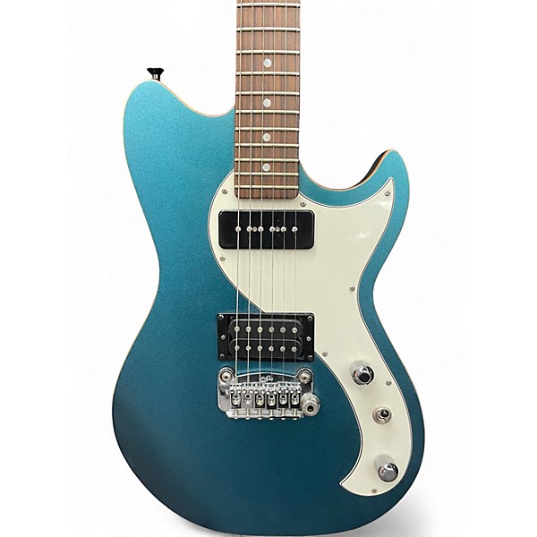 Used G&L Fallout EMERALD BLUE METALLIC Solid Body Electric Guitar