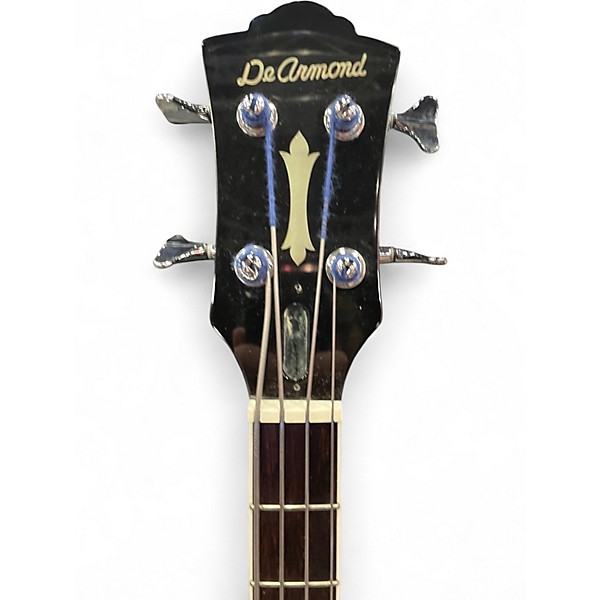 Used DeArmond STARFIRE  BLACK Electric Bass Guitar
