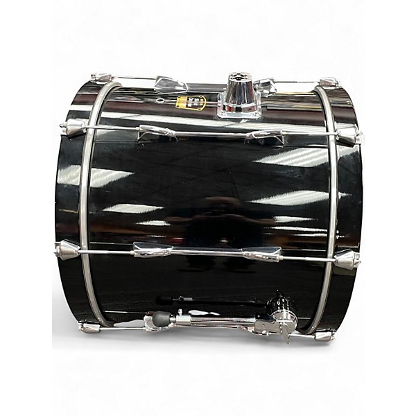 Used Yamaha 5 Piece Stage Custom Advantage Black Drum Kit