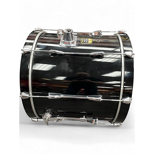 Used Yamaha 5 Piece Stage Custom Advantage Black Drum Kit