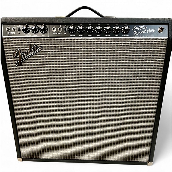 Used Fender 1965 Reissue Super Reverb 45W 4x10 Tube Guitar Combo Amp