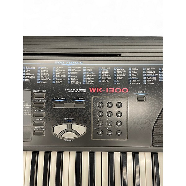 Used Casio WK1300 Keyboard Workstation