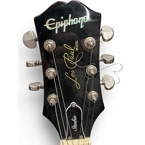 Used Epiphone Les Paul Studio Red Solid Body Electric Guitar