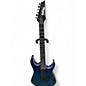 Used Ibanez  GRG120QASP Blue Solid Body Electric Guitar thumbnail