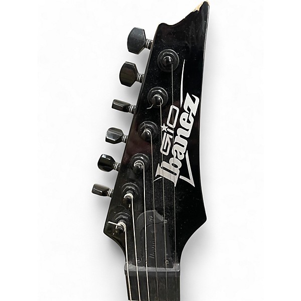 Used Ibanez  GRG120QASP Blue Solid Body Electric Guitar