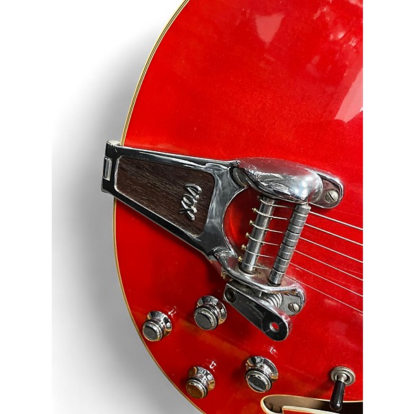 Used VOX Bobcat Red Hollow Body Electric Guitar