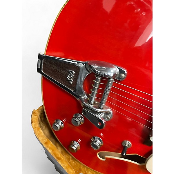 Used VOX Bobcat Red Hollow Body Electric Guitar