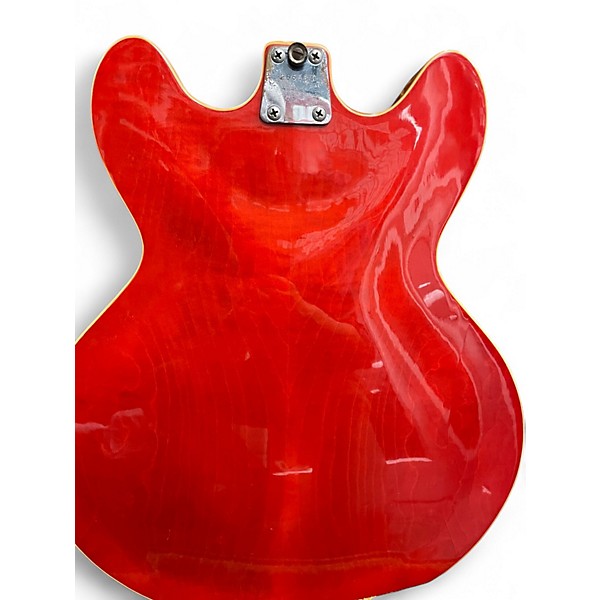 Used VOX Bobcat Red Hollow Body Electric Guitar