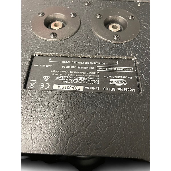 Used VOX BC108 25W 1X8 Guitar Cabinet