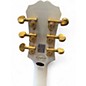 Used 2016 Epiphone Les Paul Custom Pro White Solid Body Electric Guitar