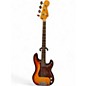 Vintage 1973 Fender Precision Bass Three Color Sunburst Electric Bass Guitar thumbnail