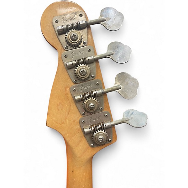 Vintage 1973 Fender Precision Bass Three Color Sunburst Electric Bass Guitar