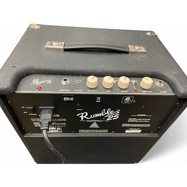 Used Fender Rumble 25 25W 1x10 Bass Combo Amp