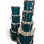 Used TAMA 9 Piece ARTSTAR Metallic Aqua Marine Drum Kit thumbnail