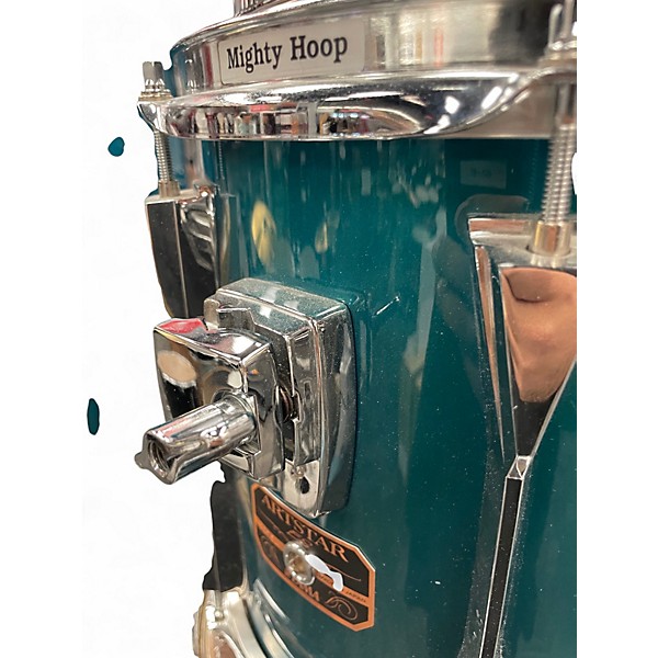 Used TAMA 9 Piece ARTSTAR Metallic Aqua Marine Drum Kit