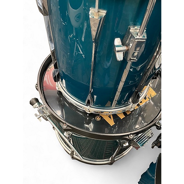 Used TAMA 9 Piece ARTSTAR Metallic Aqua Marine Drum Kit