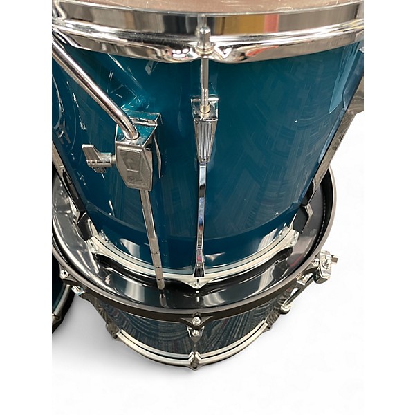 Used TAMA 9 Piece ARTSTAR Metallic Aqua Marine Drum Kit