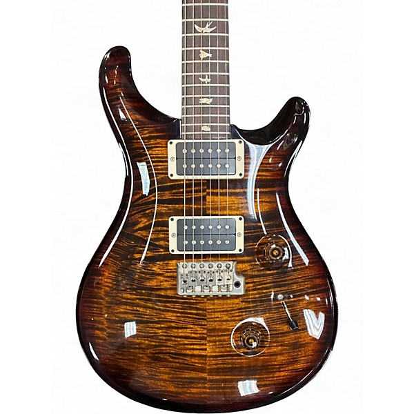 Used PRS Core Custom 24 Black Gold Burst Solid Body Electric Guitar
