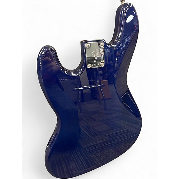 Used Fender Player Plus Jazz Bass Plus Top Blue Burst Electric Bass Guitar