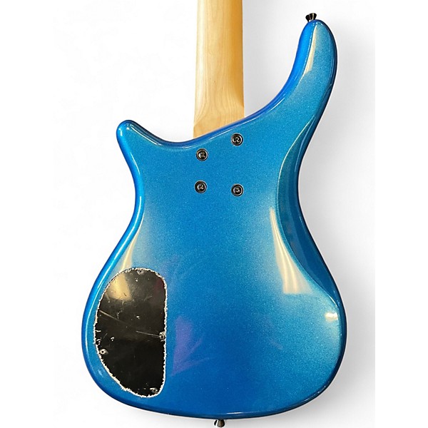 Used Rogue LX205B Series III Metalluc Blue Electric Bass Guitar