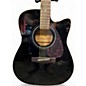 Used Yamaha FX335C Black Acoustic Electric Guitar