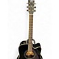 Used Yamaha FX335C Black Acoustic Electric Guitar