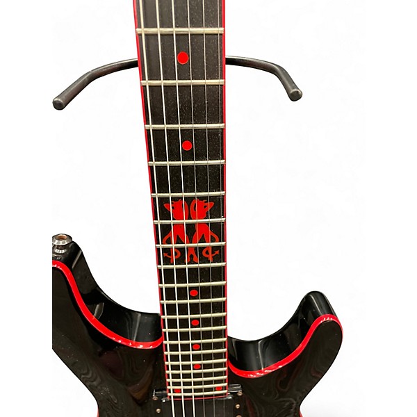 Used Schecter C-1 SheDevil Black Solid Body Electric Guitar