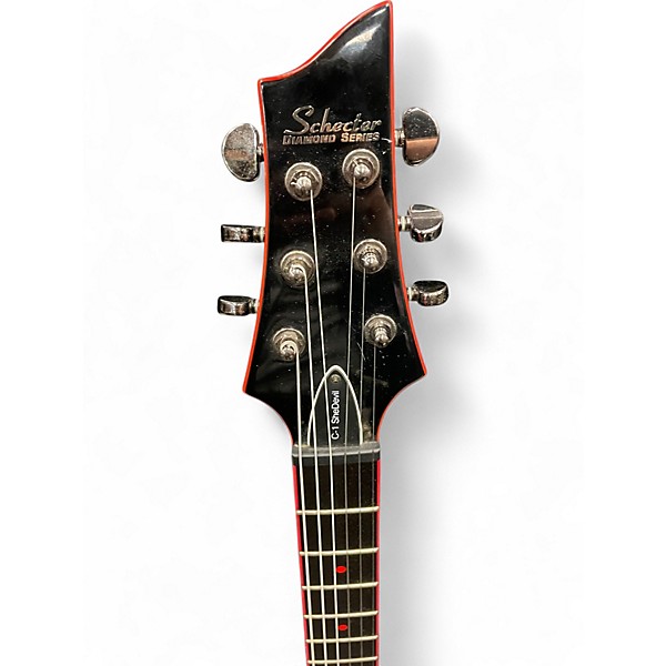 Used Schecter C-1 SheDevil Black Solid Body Electric Guitar